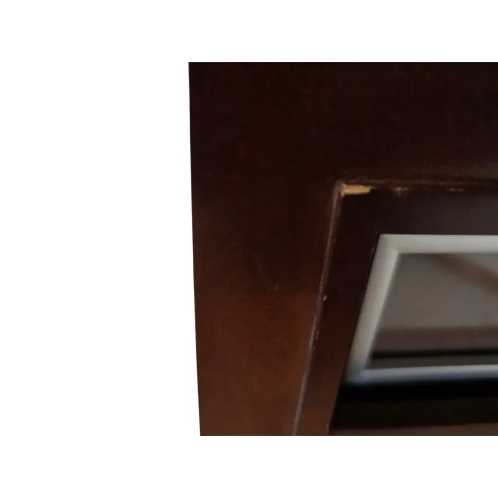 Swing Sliding Picture Frame Heavy Wood  14